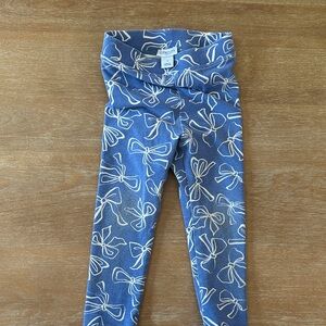 CrewCuts Blue Bow Print Leggings